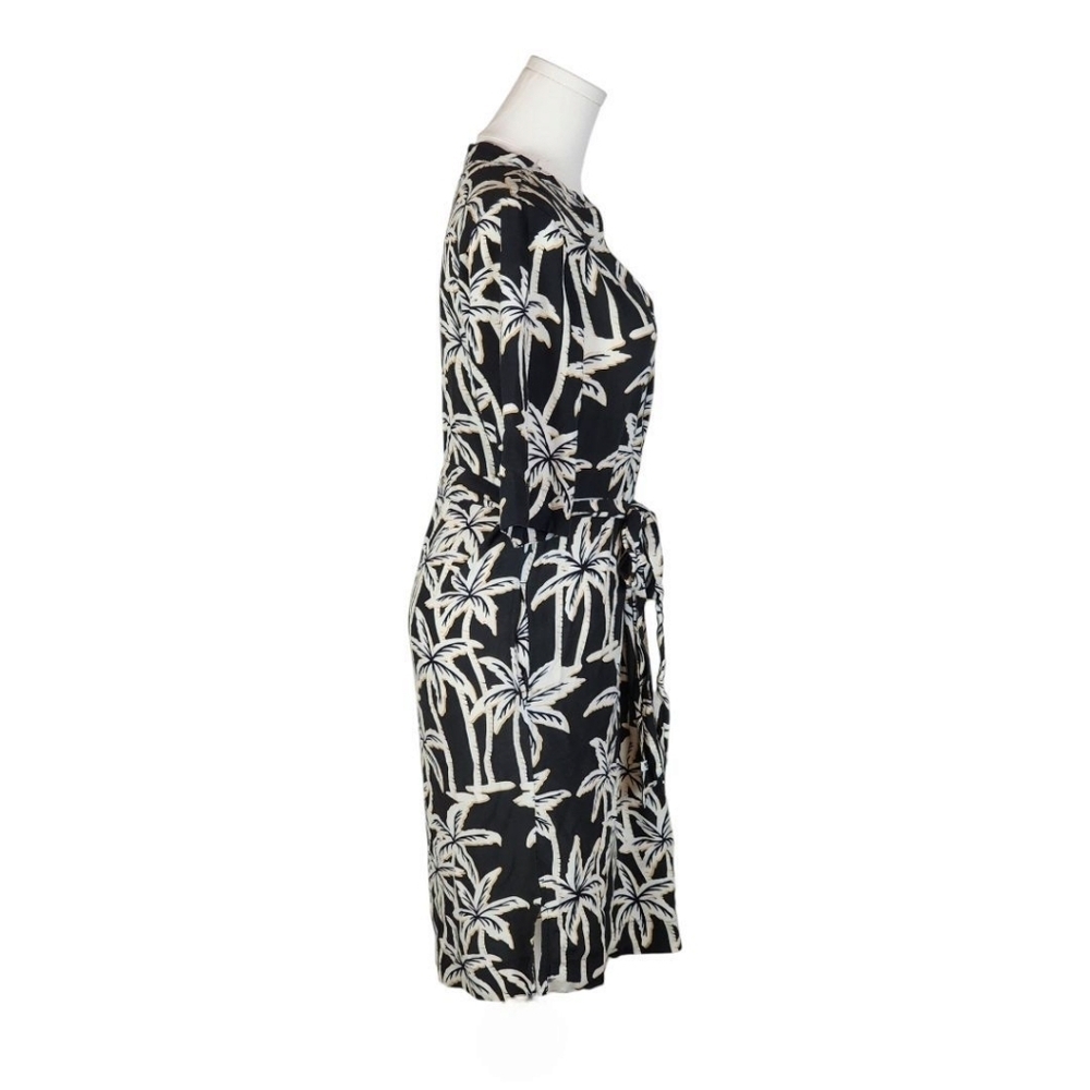 Scotch & Soda Palm Print Viscose Shirt Dress Sun Seekers Tropical XS - Picture 4 of 11